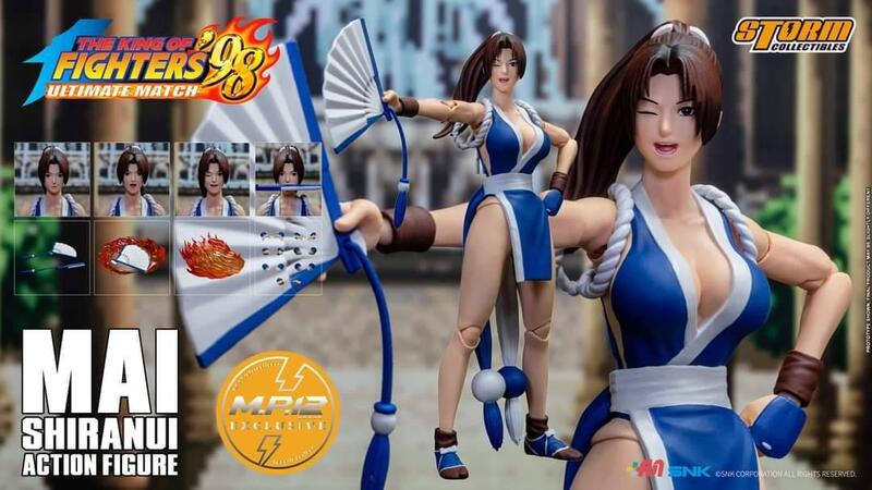 Storm Toys 1/12 Collectibles KOF The King of Fighters 98 UM Ultimate Match Mai Shiranui MP12 Exclusive Blue ver Action Figure