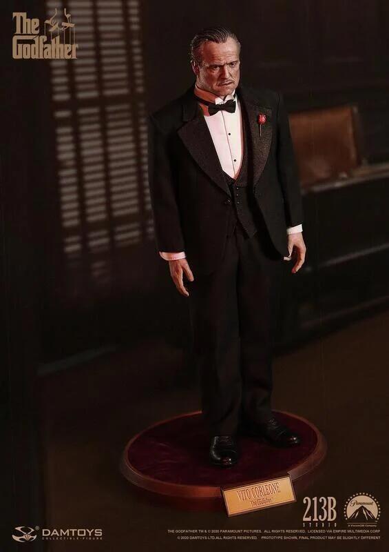 DamToys 1/6 12" DMS032 The Godfather Don Vito Corleone Marlon Brando Formal ver Action Figure