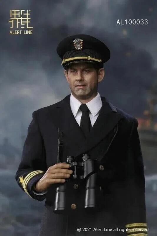 Alert Line 1/6 12" AL100033 WWII U.S. Navy Destroyer Commander Action Figure