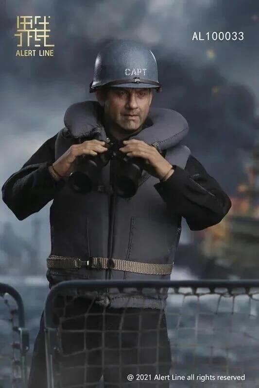 Alert Line 1/6 12" AL100033 WWII U.S. Navy Destroyer Commander Action Figure