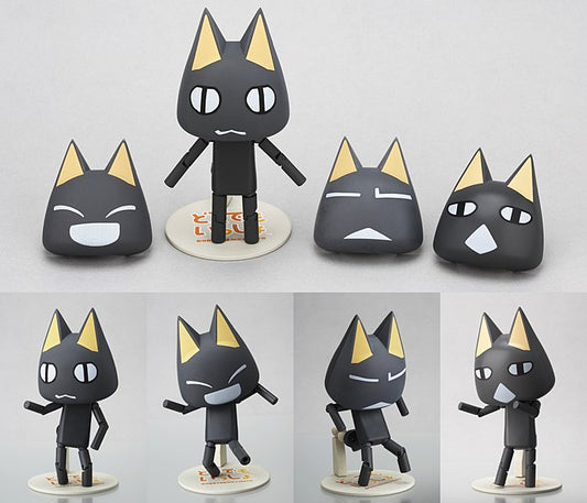 Kaiyodo Revoltech Yamaguchi Toro Cat Kuro Cat Friend Shop Limited Edition ver Type A Action Figure