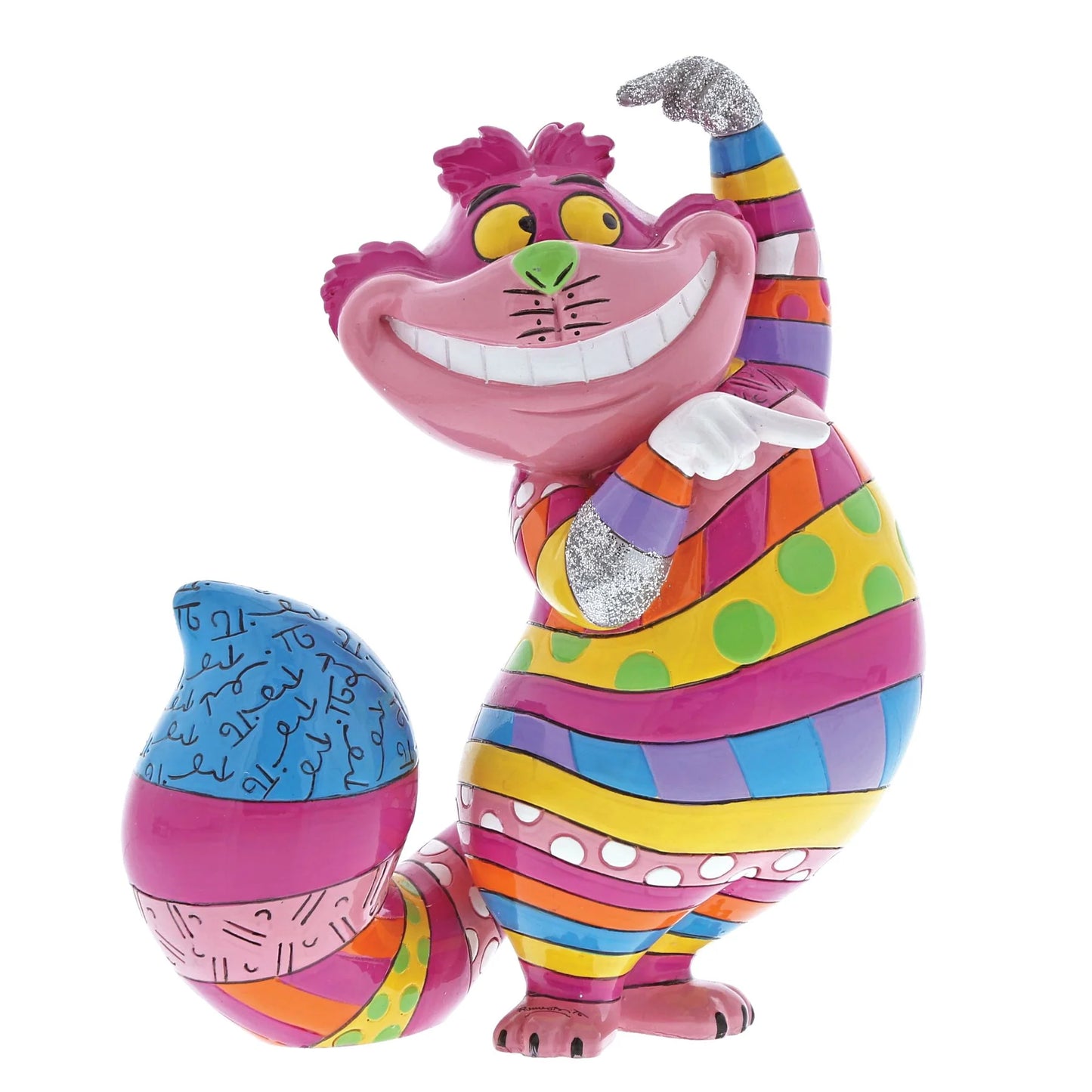 Enesco Jim Shore Disney Traditions Aline in Wonderladn The Cheshire Cat Britto Collection Figure