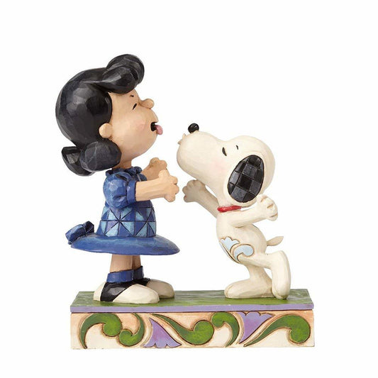 Enesco 4055941 Jim Shore The Peanuts Snoopy Agh! I've Been Kissed by a Dog Collection Figure