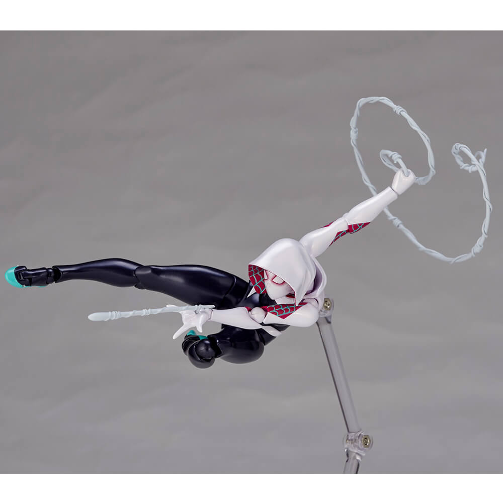 Kaiyodo Revoltech Amazing Yamaguchi 004 Marvel Spider-Man Spider-Gwen Action Figure