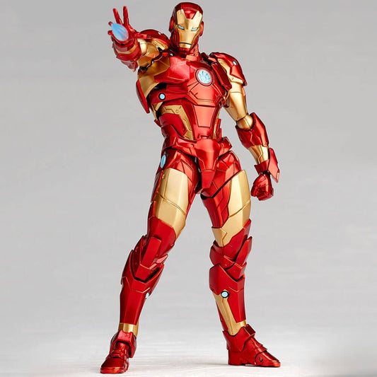 Kaiyodo Revoltech Amazing Yamaguchi 013 Marvel Iron Man Bleeding Edge Armor Action Figure
