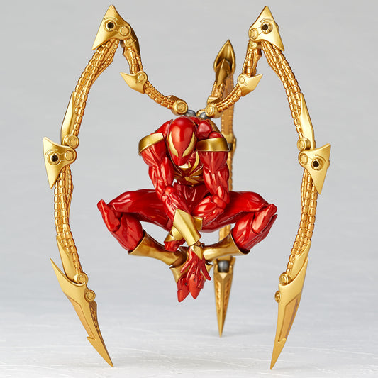 Kaiyodo Revoltech Amazing Yamaguchi 023 Marvel Spider-Man Iron Spider Action Figure