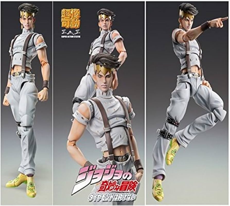 Medicos SAS Super Action Statue JoJo's Bizarre Adventure P4 Diamond is Unbreakable Rohan Kishibe ver 3 Action Figure