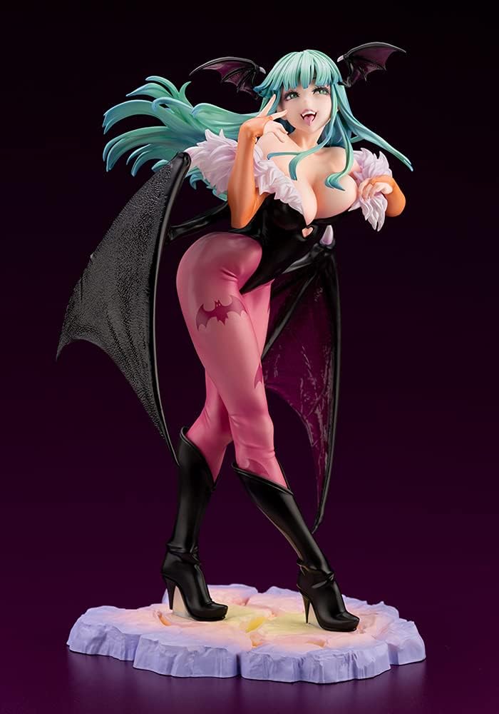 Kotobukiya 1/7 Bishoujo Statue Darkstalkers Vampire Savior Morrigan Pvc Figure