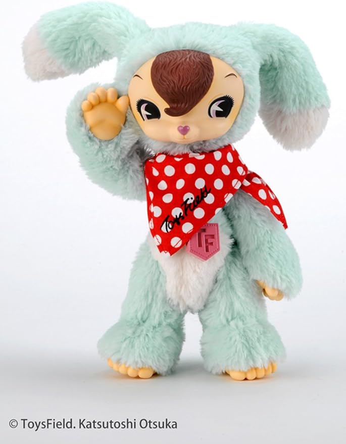 Takara Tomy ToysField Katsutoshi Otsuka Usagi Mint Sky Version Full Action Plush Doll Figure