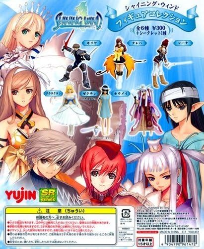 Yujin SR Shining Winds Gashapon 6 Collection Figure Set