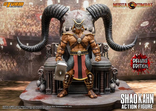 Storm Toys 1/12 Collectibles Mortal Kombat Shao Kahn Deluxe Edition Action Figure