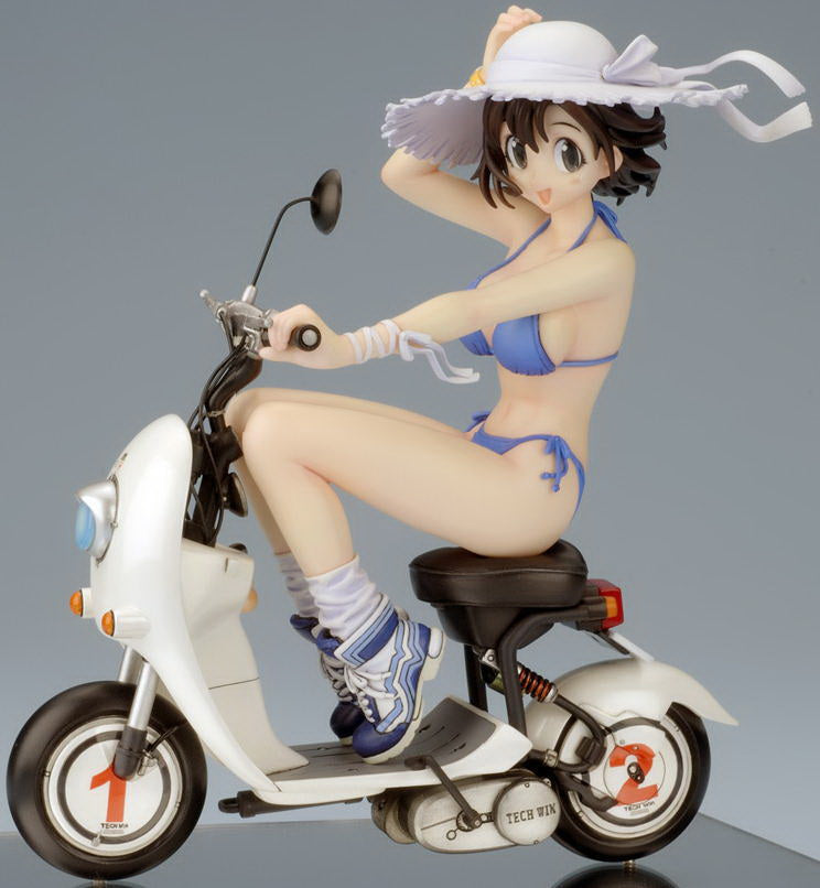Yamato Creators Labo CL005 Mine Blue #010 Shiroi Gentsuki de Umi ni Mukau Aoi Mizugi no Onnanoko Pvc Figure