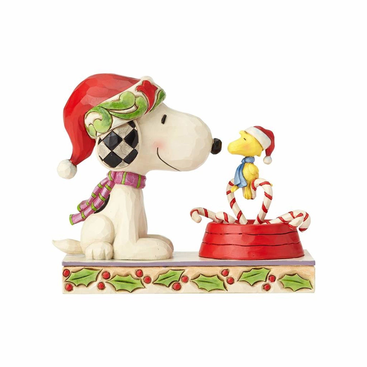 Enesco 4057678 Jim Shore The Peanuts Snoopy Candy Cane Collection Figure