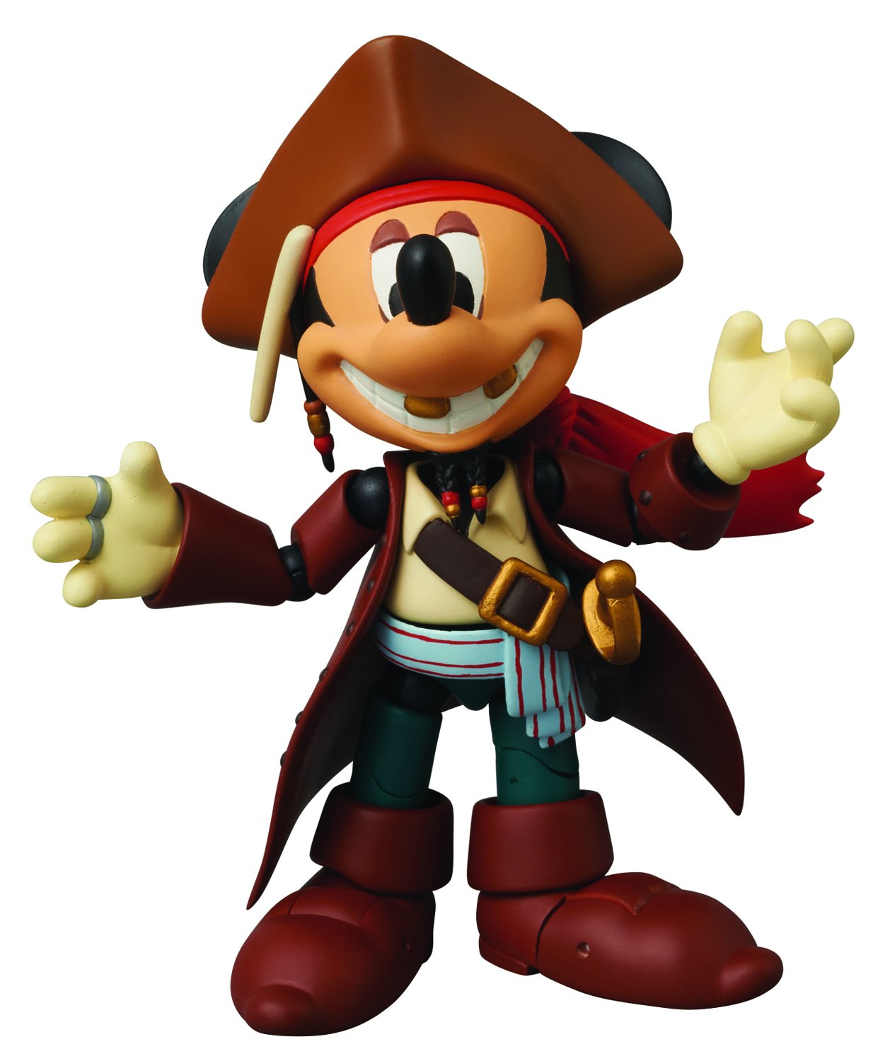 Medicom Toy VCD Vinyl Collectible Dolls Disney Roen Mickey Mouse Jack Sparrow ver Trading Figure