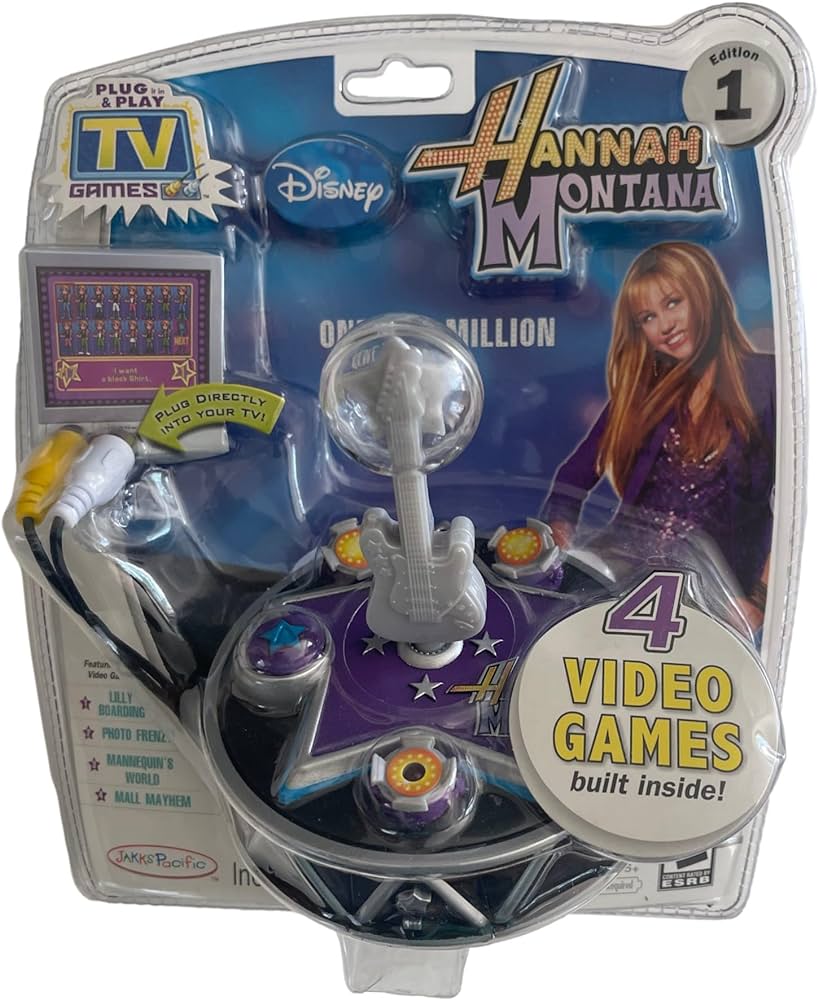 Jakks Pacific TV Video Games Disney Hannah Montana ver Trading Figure