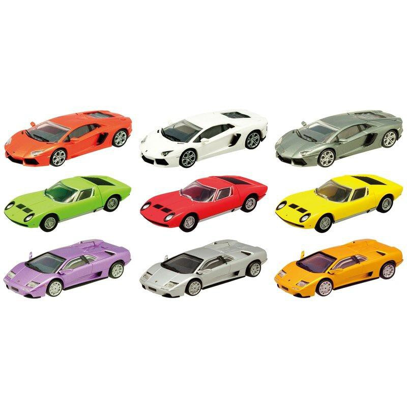 F-toys 1/64 Automobili Lamborghini Collection Next Aventador Miura Diablo Car 9+2 Secret 11 Figure Set