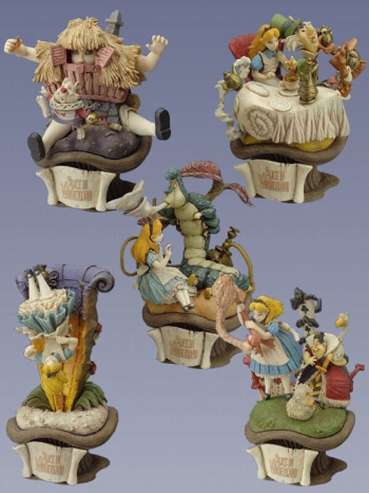 Square Enix Disney Characters Formation Arts Alice in Wonderland 5 Trading Figure Set