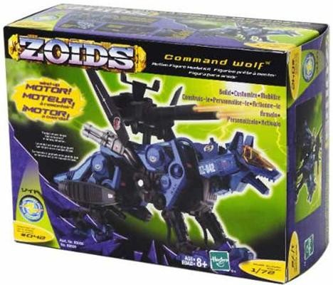 Hasbro Zoids 1/72 Command Wolf Model Kit Action Figure