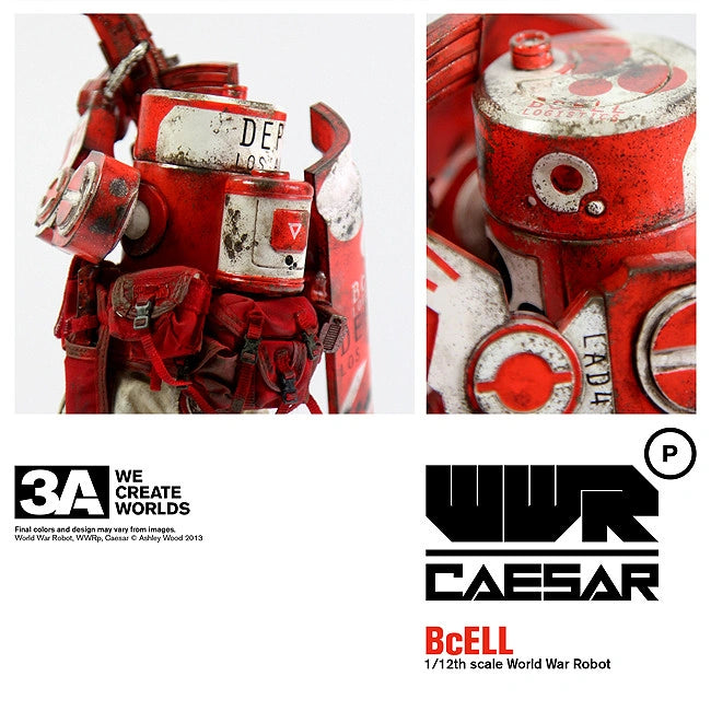 ThreeA 3A Toys 1/12 Ashley Wood Caesar BcELL 8" Vinyl Figure