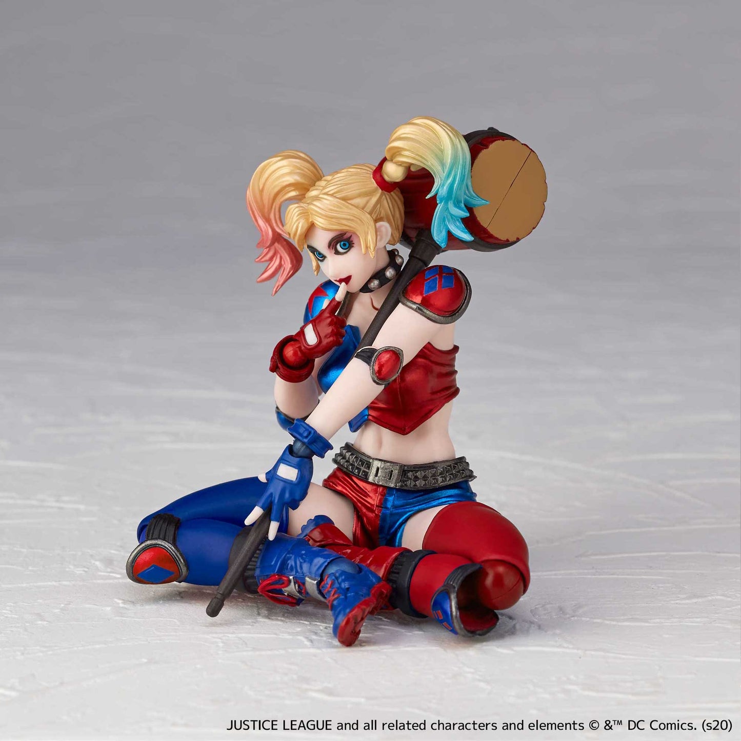 Kaiyodo Revoltech Amazing Yamaguchi 015EX DC Comics Harley Quinn New Color ver Action Figure