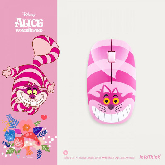 Infothink Alice in Wonderland Series Cheshire Cat ver Wireless Optical Mouse
