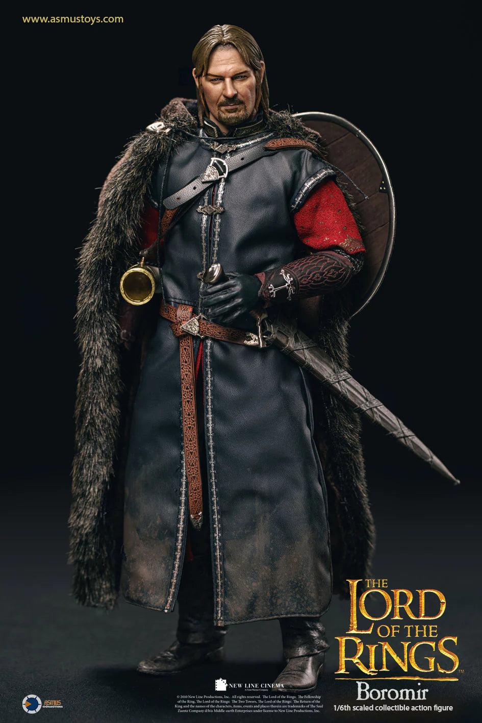 Asmus Toys 1/6 12" LOTR017 The Lord Of The Rings Boromir Action Figure