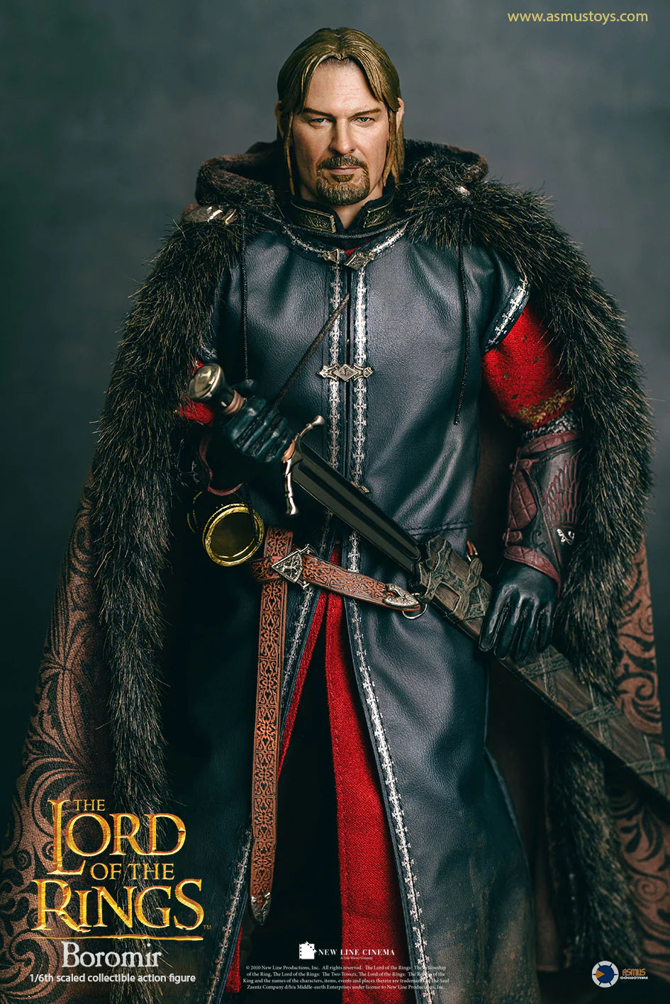 Asmus Toys 1/6 12" LOTR017 The Lord Of The Rings Boromir Action Figure