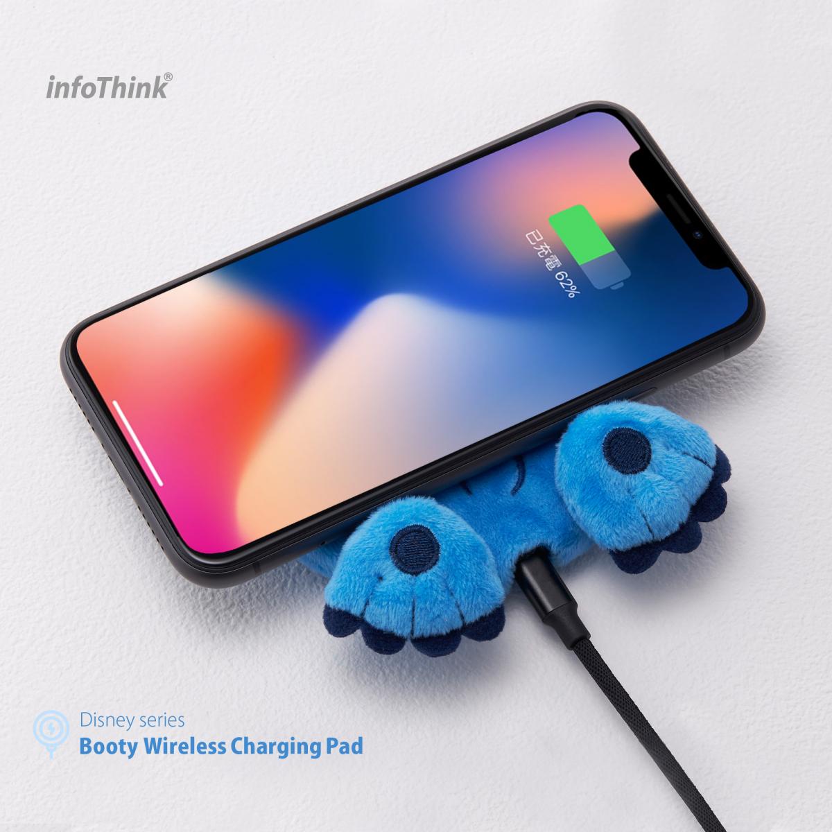 InfoThink Disney iWCQ-200 Booty Wireless Charger Charging Pad Stitch ver