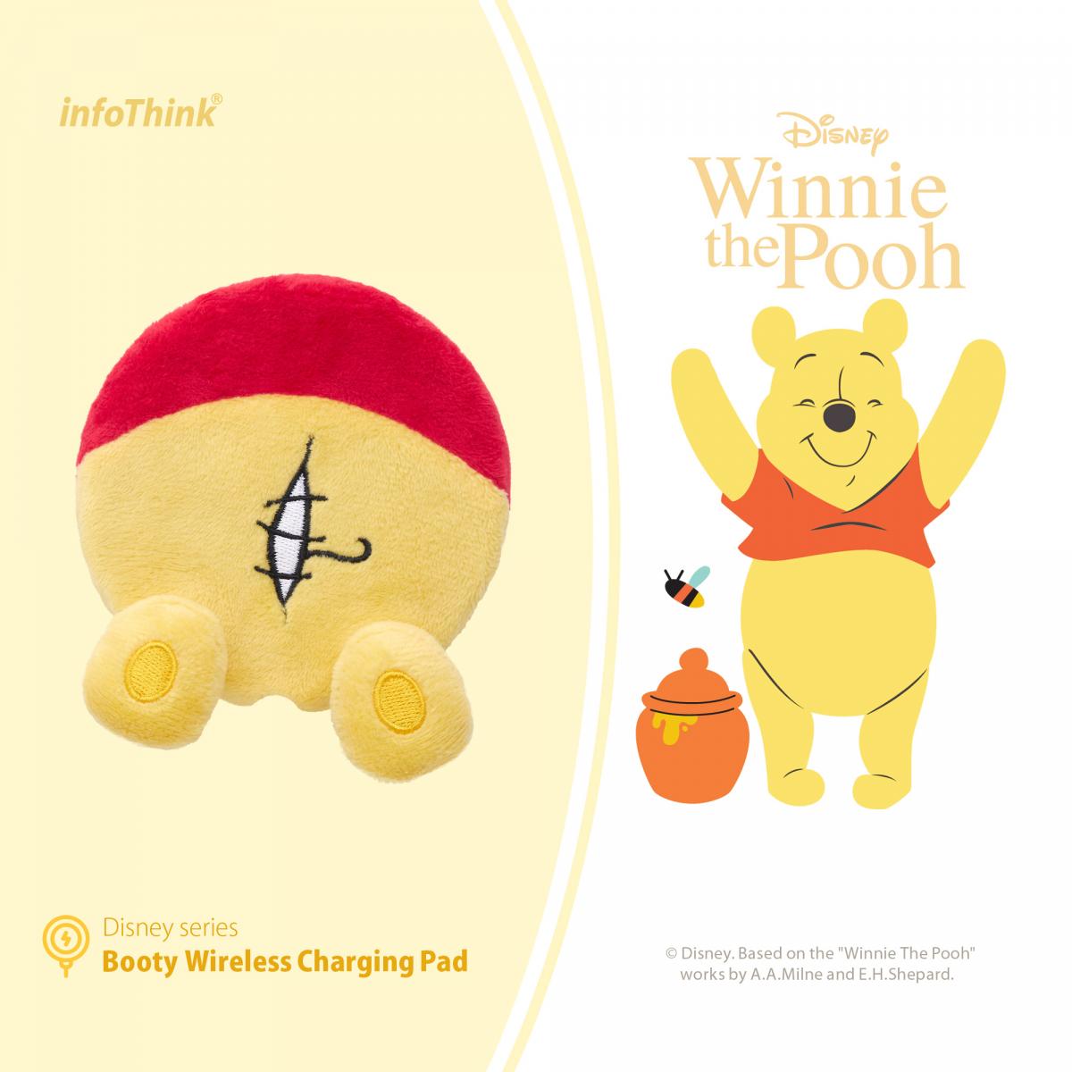 InfoThink Disney iWCQ-200 Booty Wireless Charger Charging Pad Winnie The Pooh ver