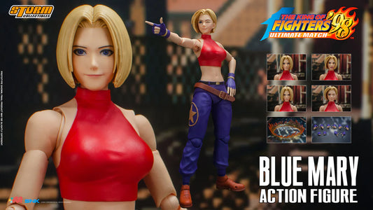 Storm Toys 1/12 Collectibles KOF The King of Fighters 98 UM Ultimate Match Blue Mary Action Figure