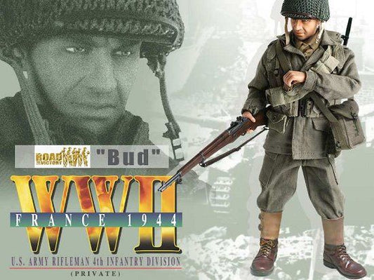 Dragon 1/6 12" WWII New Generation France 1944 U.S. Army Rifleman 4th Infantry Divsion Private Bud Action Figure