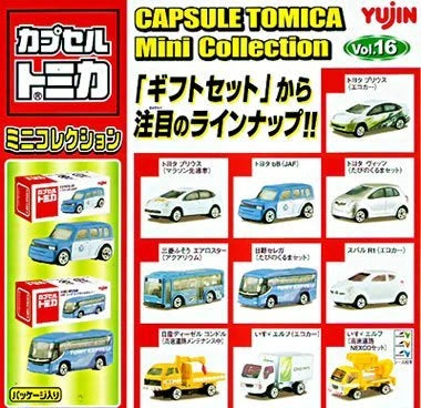 Yujin Gashapon Capsule Tomica Mini Collection Vol 16 10 Figure Set