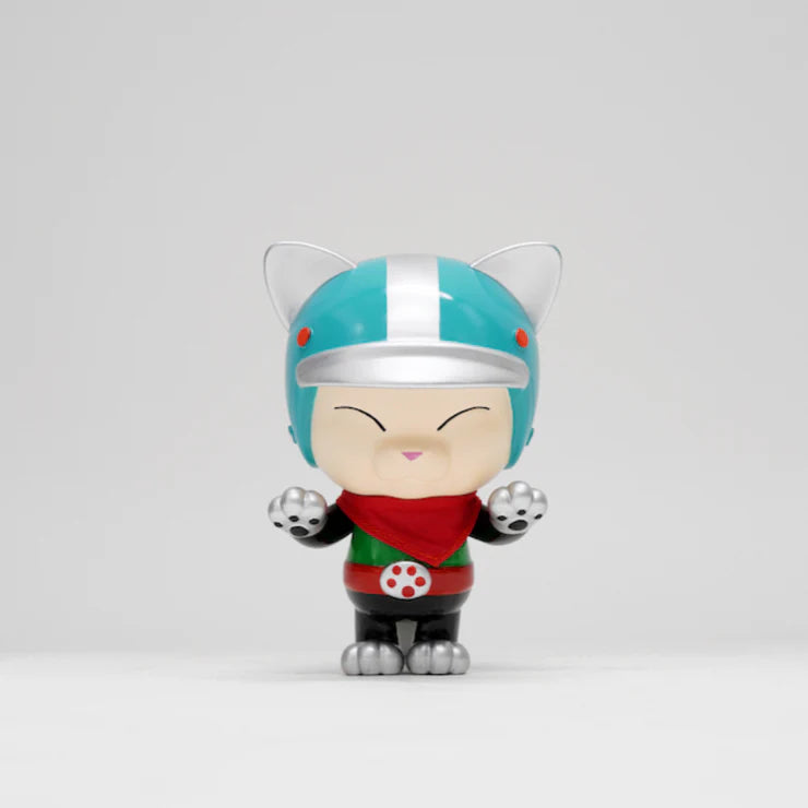 Shon Side The Little Hut Cat Rider Red/Silver ver 4" Soft Vinyl Figure