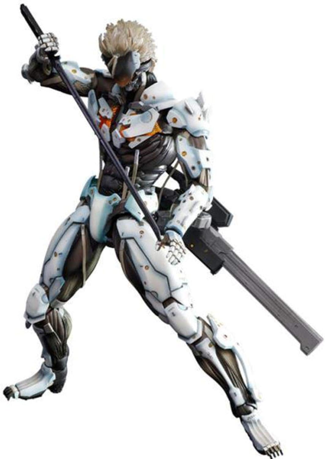 Square Enix Konami Metal Gear Solid Sons Of Liberty Raiden White Armor ver Play Arts Action Figure