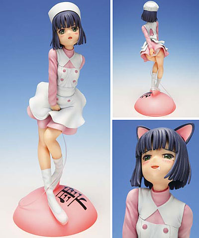 Aoshima Funny Knights 1/7 Linari! Aibure-Shon Shizukuishi Milestone Exclusive Pink ver Pvc Figure