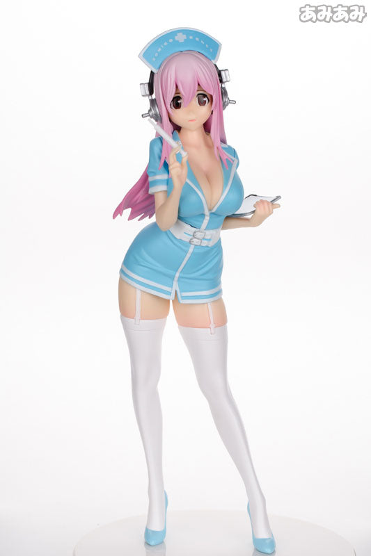 SK Japan Nitro Super Sonico Nurse Blue ver Pvc Figure