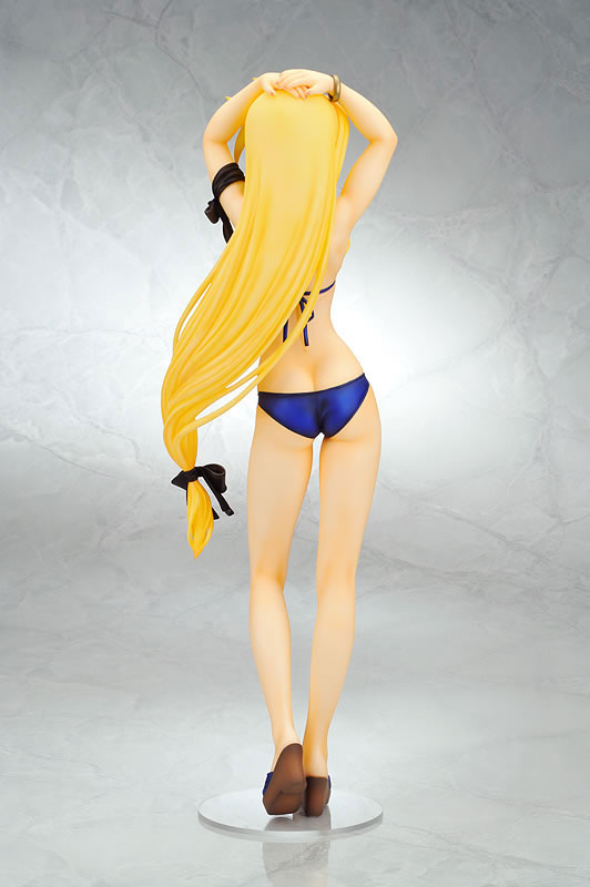 Gift 1/4 Magical Girl Lyrical Nanoha StrikerS Fate T Harlaown Swimsuit Bikini ver PVC Figure