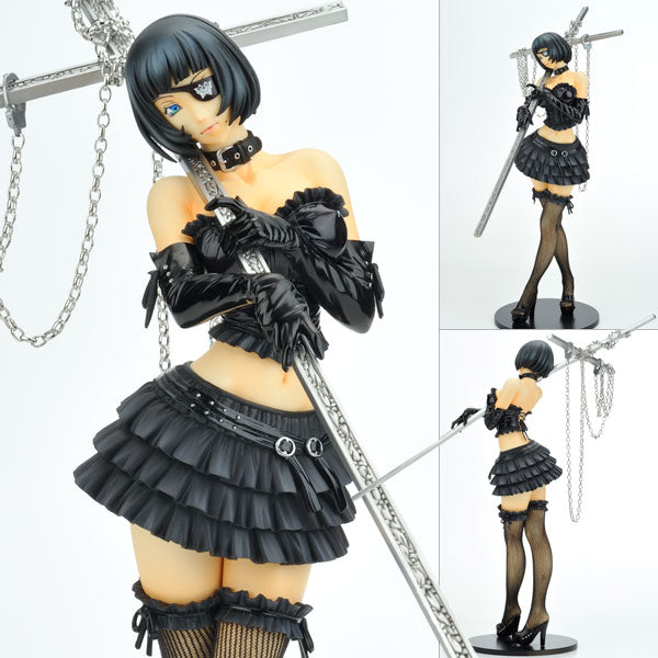 Daiki Kougyou 1/6 Ikki Tousen Ryomou Shimei Comic Gum Cover Illustration Gothic Lolita Black ver Pvc Statue Figure