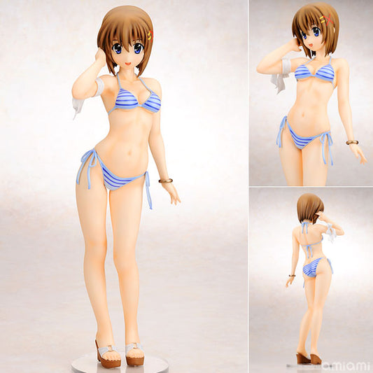 Gift 1/4 Magical Girl Lyrical Nanoha StrikerS Hayate Yagami Swimsuit Bikini ver PVC Figure