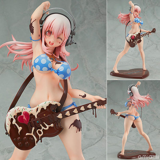 Wing 1/6 Nitro Super Sonico Rock 'n' Roll Valentine PVC Figure