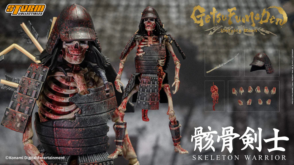 Storm Toys 1/12 Collectibles Getsufumaden Undying Moon Skeleton Warrior 2 Pack Action Figure