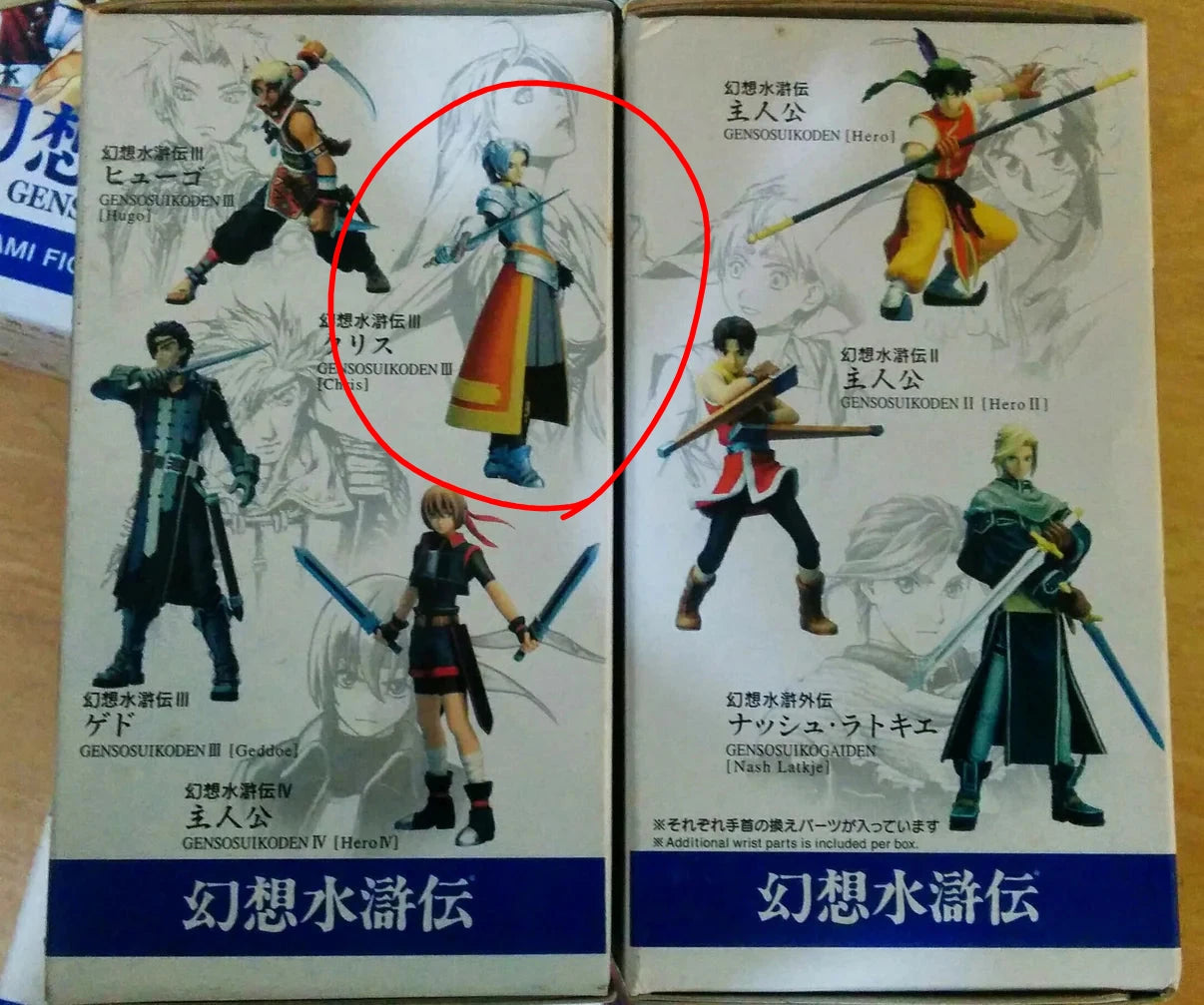 Yamato Konami Genso Suikoden Trading Collection Chris Mini Figure