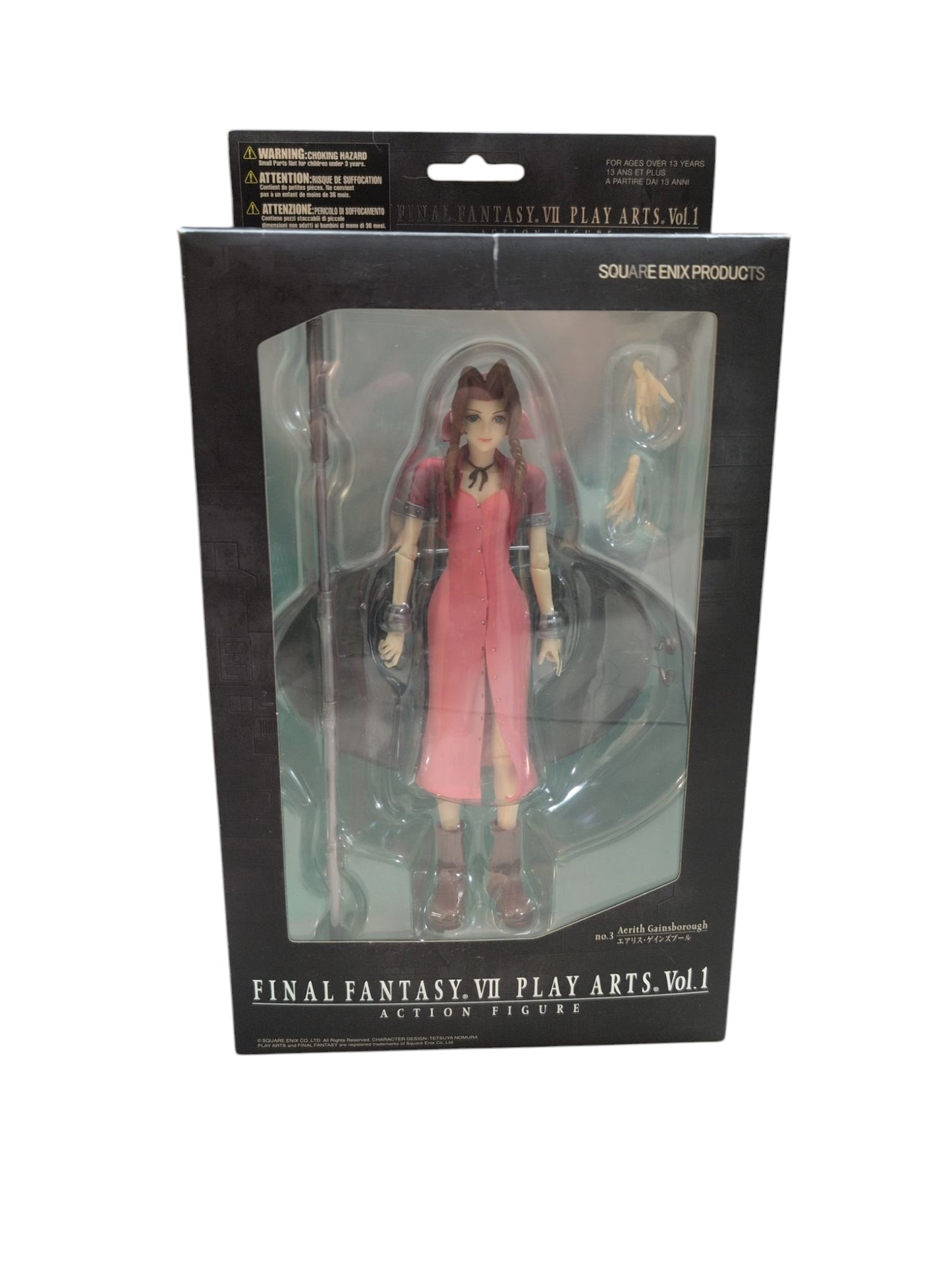 Square Enix Crisis Core Final Fantasy VII 7 Play Arts Vol 1 Aerith Gainsborough Action Figure
