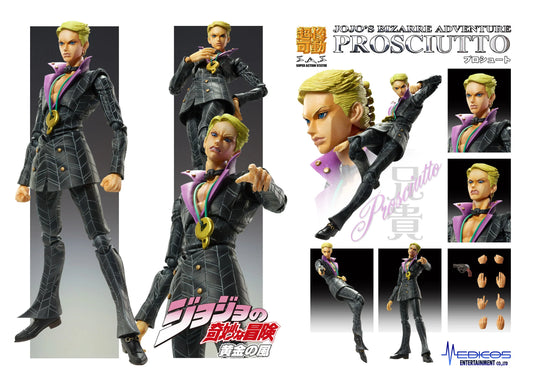 Medicos SAS Super Action Statue JoJo's Bizarre Adventure P5 Golden Wind Prosciutto Action Figure