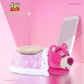 InfoThink Disney iWCQ-300 Warm Table Style Wireless Charger Charging Pad Lotso ver Plush Doll Figure