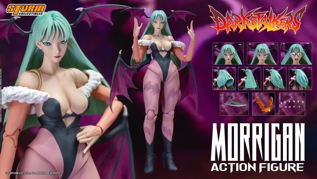 Storm Toys 1/12 Collectibles Darkstalkers Morrigan Action Figure