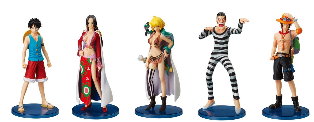 Bandai 2010 Super One Piece Styling Star Hero 5 Trading Figure Set