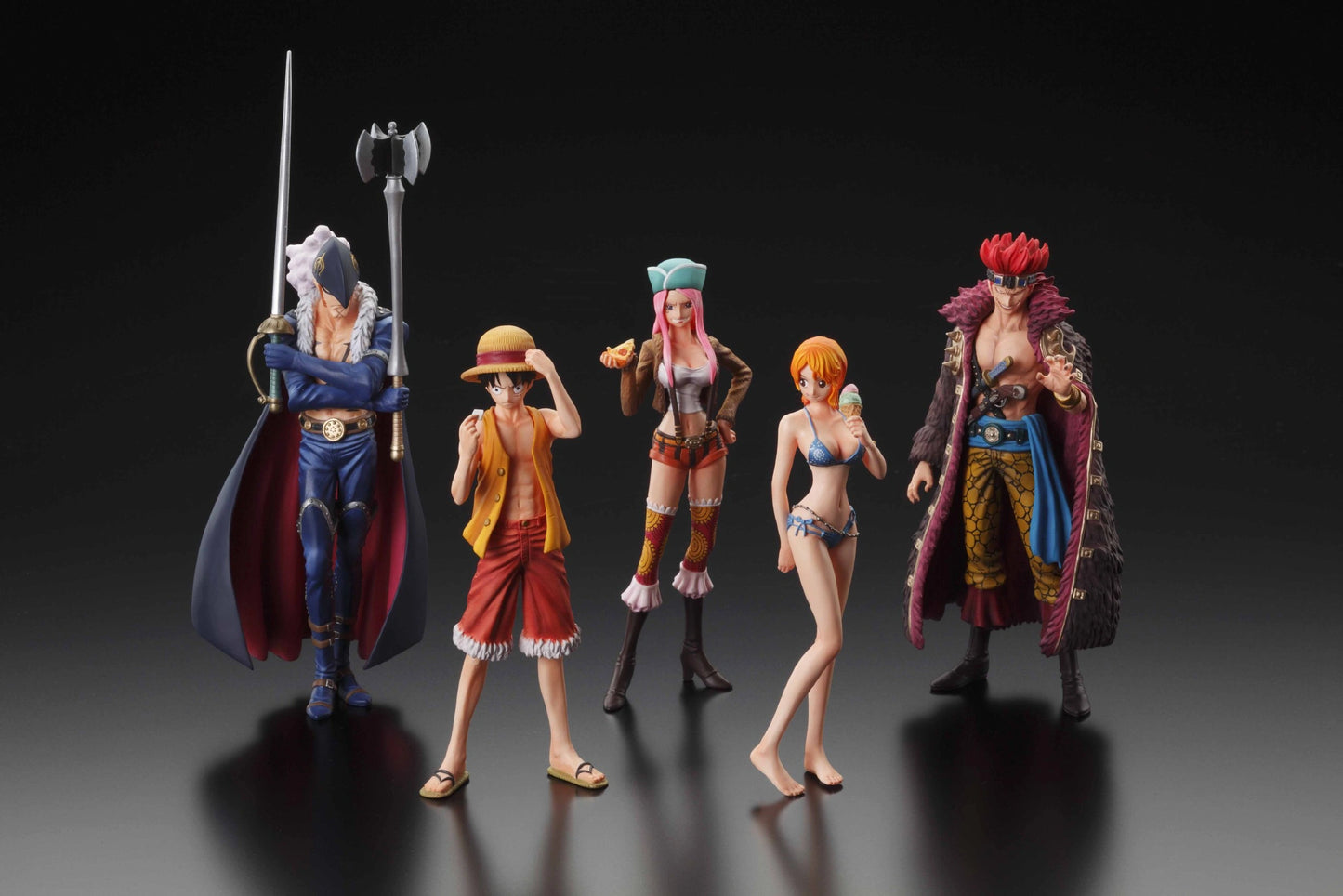 Bandai 2011 Super One Piece Styling Supernova 5 Trading Figure Set