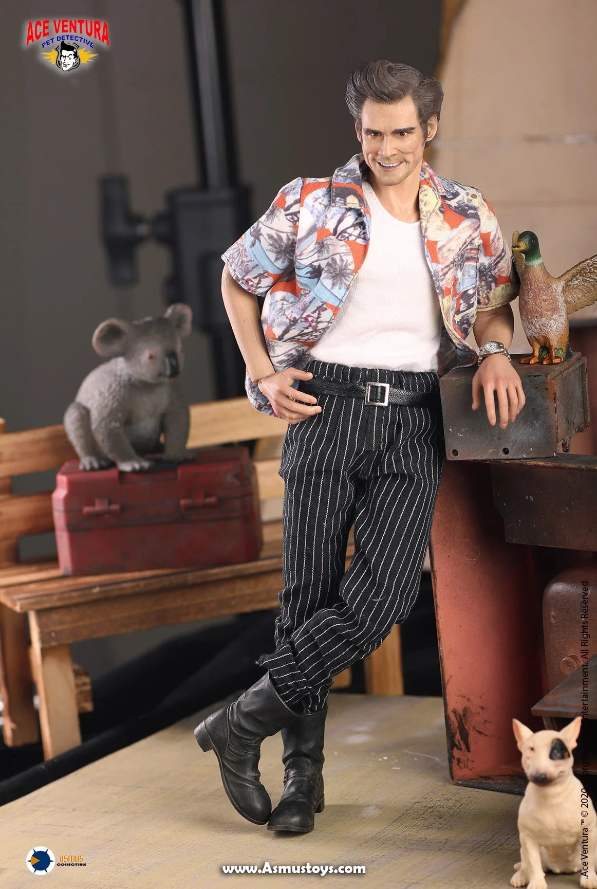 Asmus Toys 1/6 12" ACE01 Ace Ventura Pet Detective Jim Carrey Action Figure