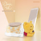 InfoThink Disney iWCQ-300 Warm Table Style Wireless Charger Charging Pad Winnie The Pooh ver Plush Doll Figure